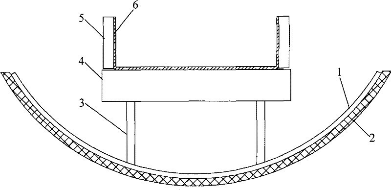 Lining for polysilicon crystal oven wall protection and manufacturing method thereof