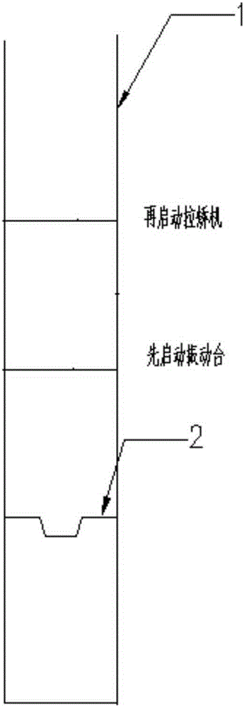 Continuous casting start casting operation method for square billets