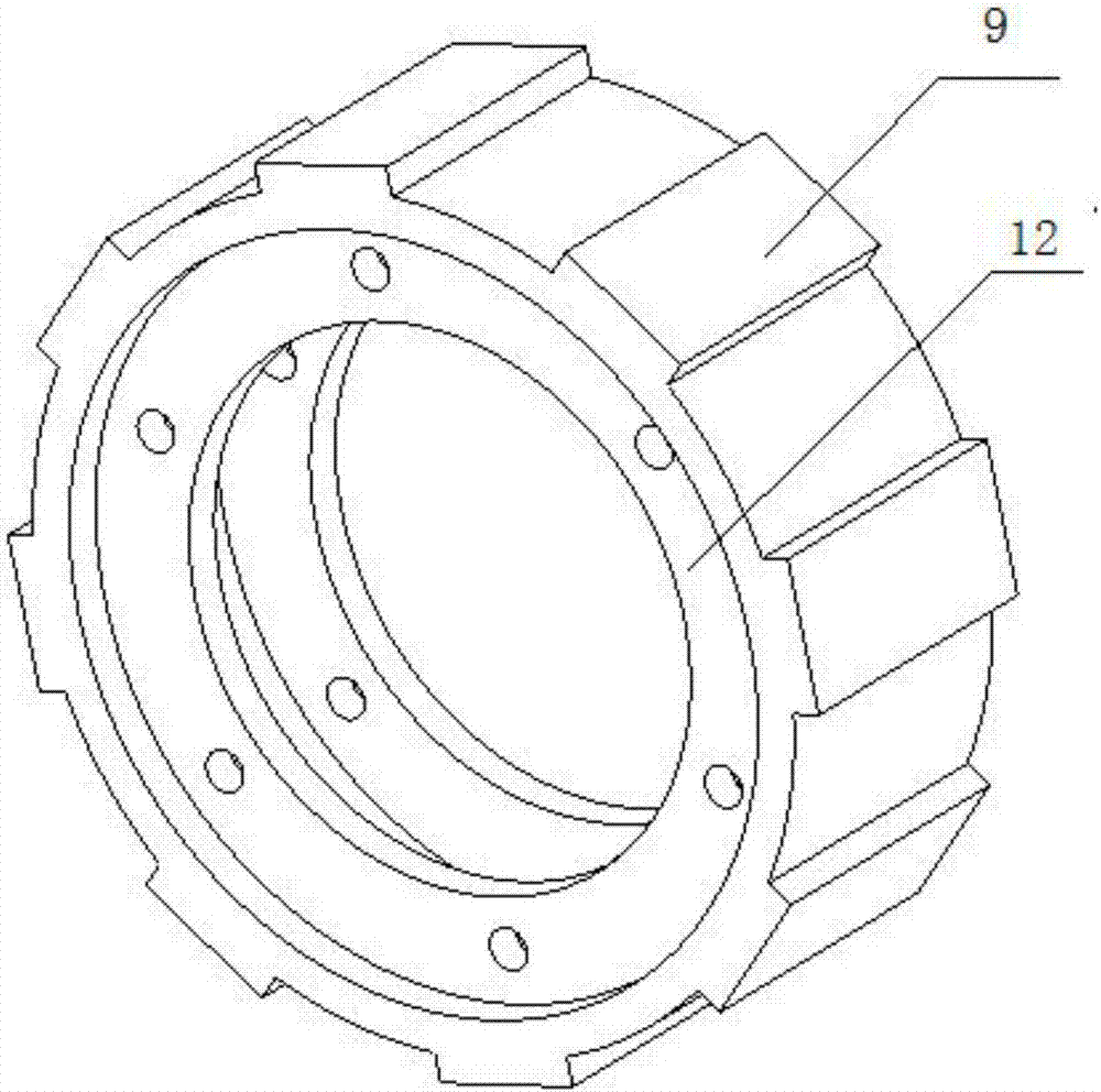 Disk type magnetorheological fluid brake device having high magnetic field utilization rate