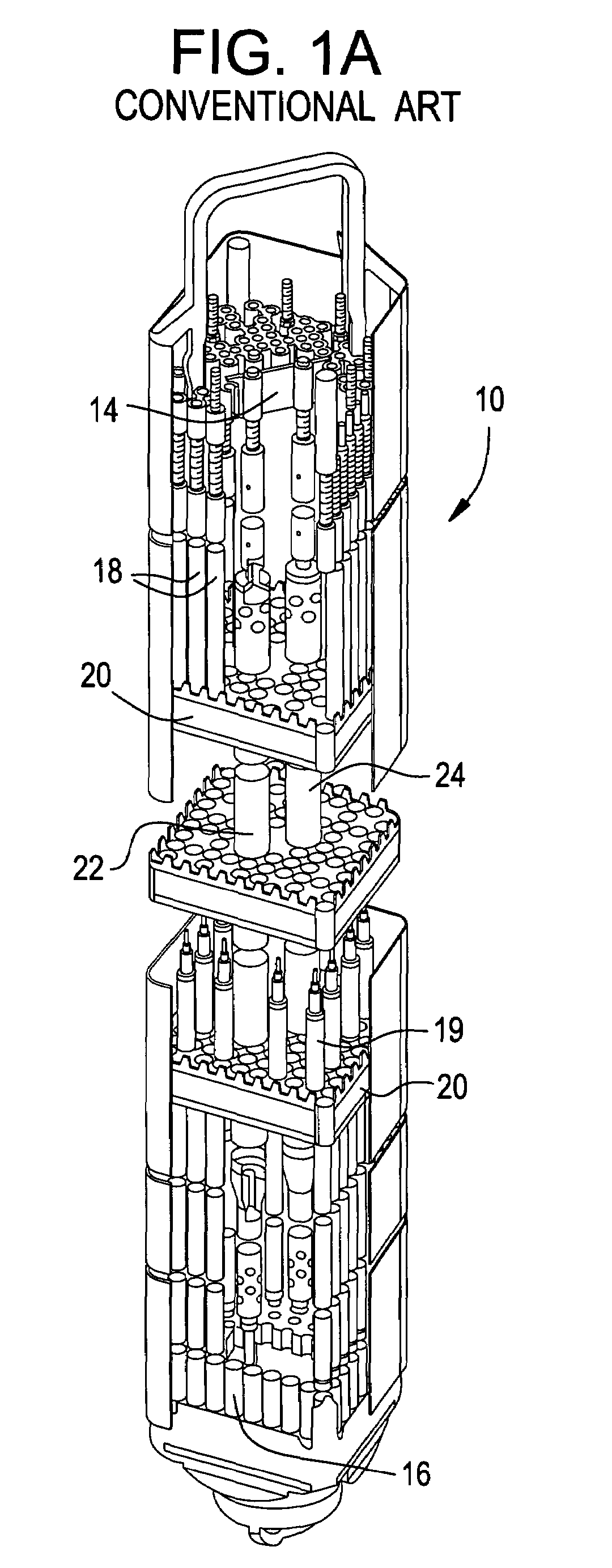 Rod assembly for nuclear reactors
