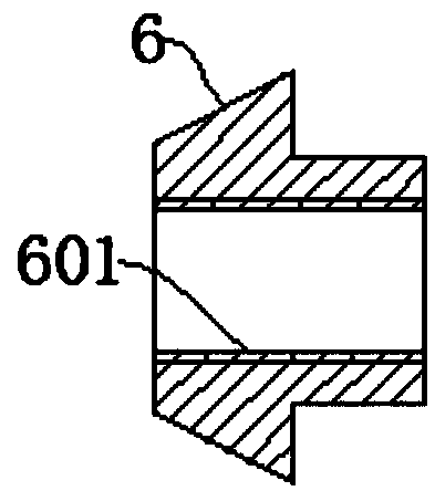 Material conveying device for building space operation