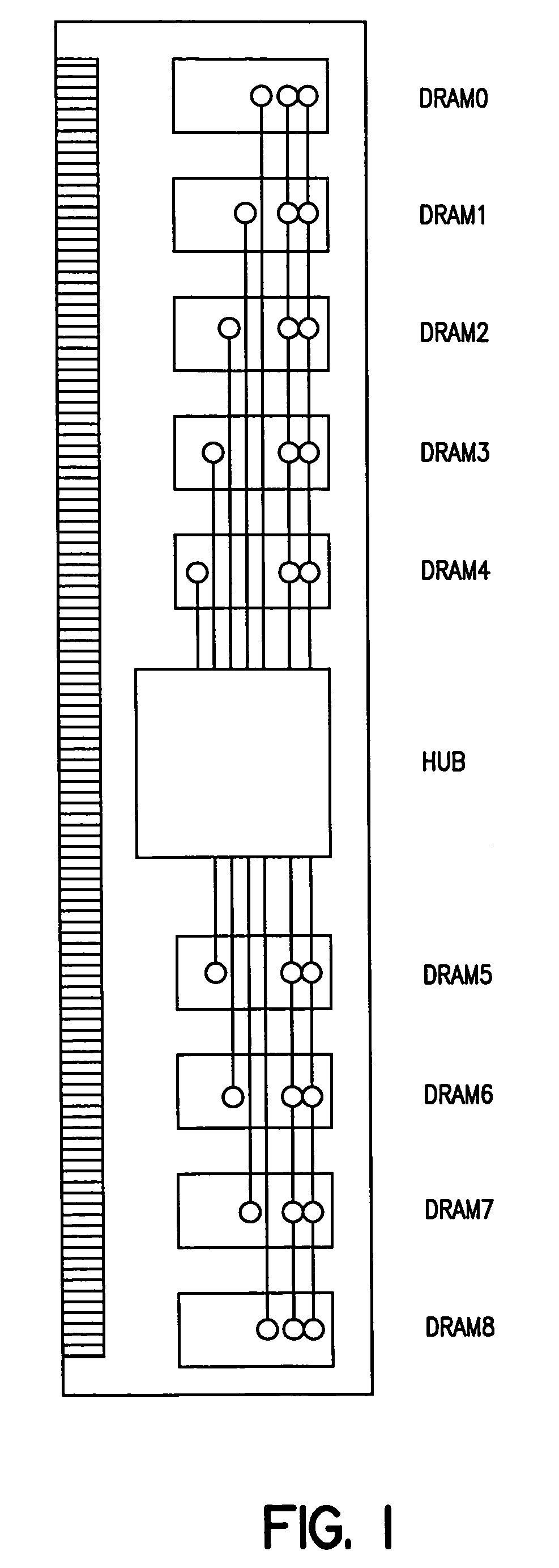 Method for measuring and compensating for skews of data transmission lines by compensating for skew by delay elements switched in response to the calculated reative skew