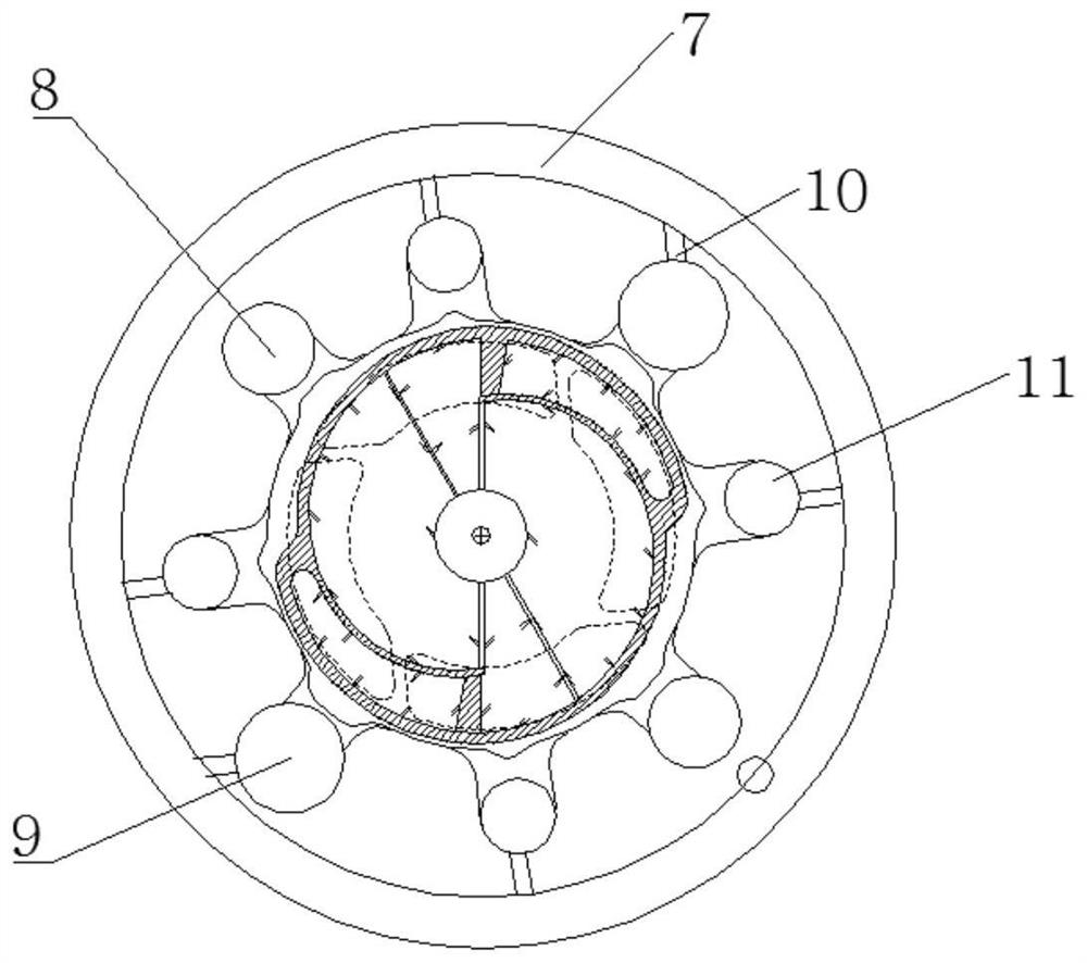 Volute casting casting method for nuclear power station