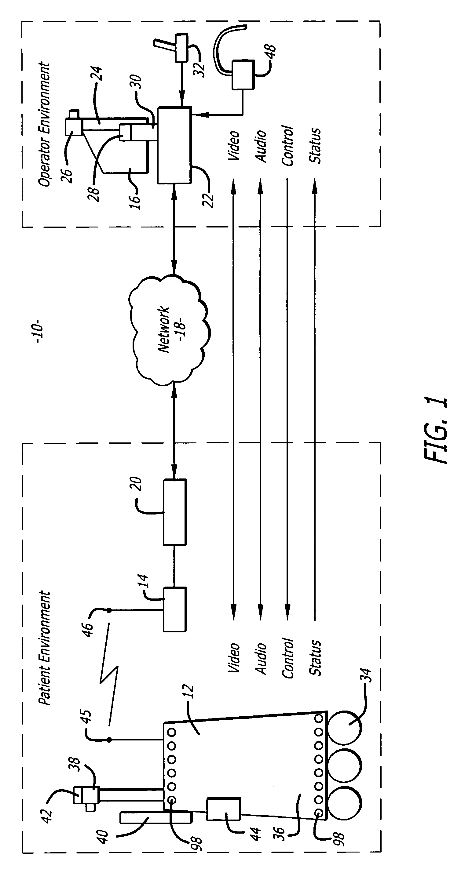 Medical tele-robotic system with a head worn device