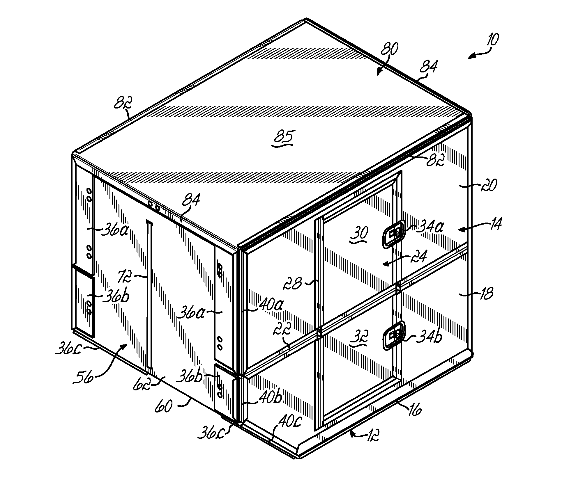 Collapsible Container For Air Shipment Cargo and Method of Use