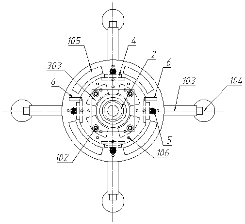 Underwater sampling device for shallow water area