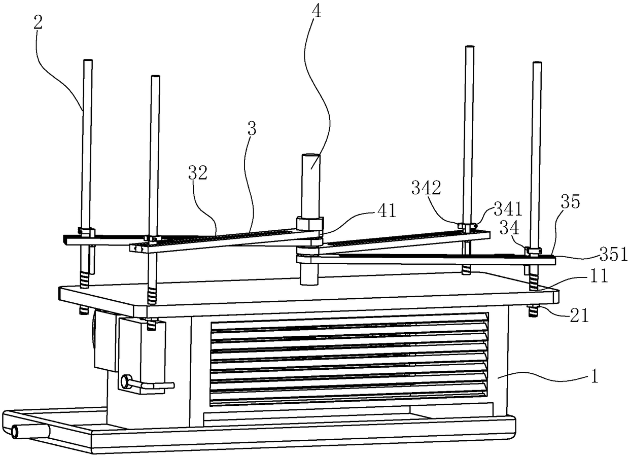 Hoisting structure and hoisting method of fan coil