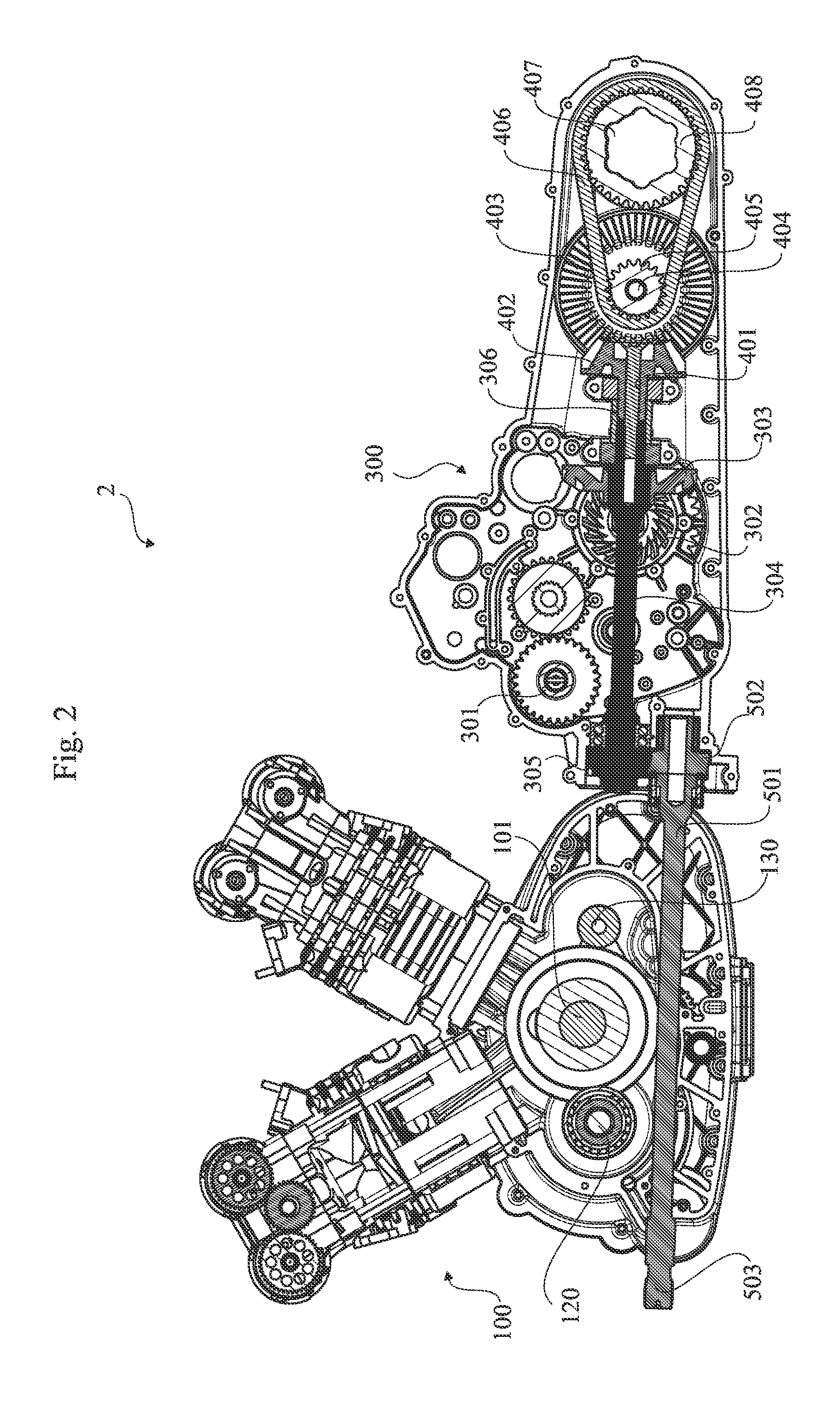 Gear shift arrangement for a vehicle