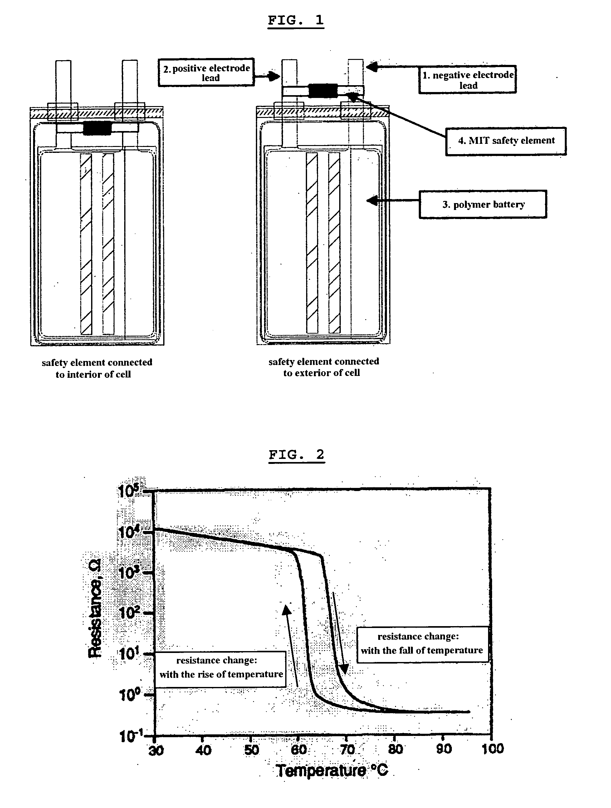 Safety element for battery and battery with the same