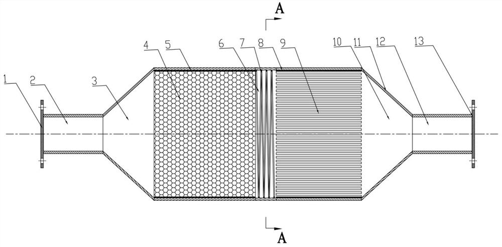 A sleeve type molecular sieve hydrocarbon adsorption catalytic converter for gasoline vehicles