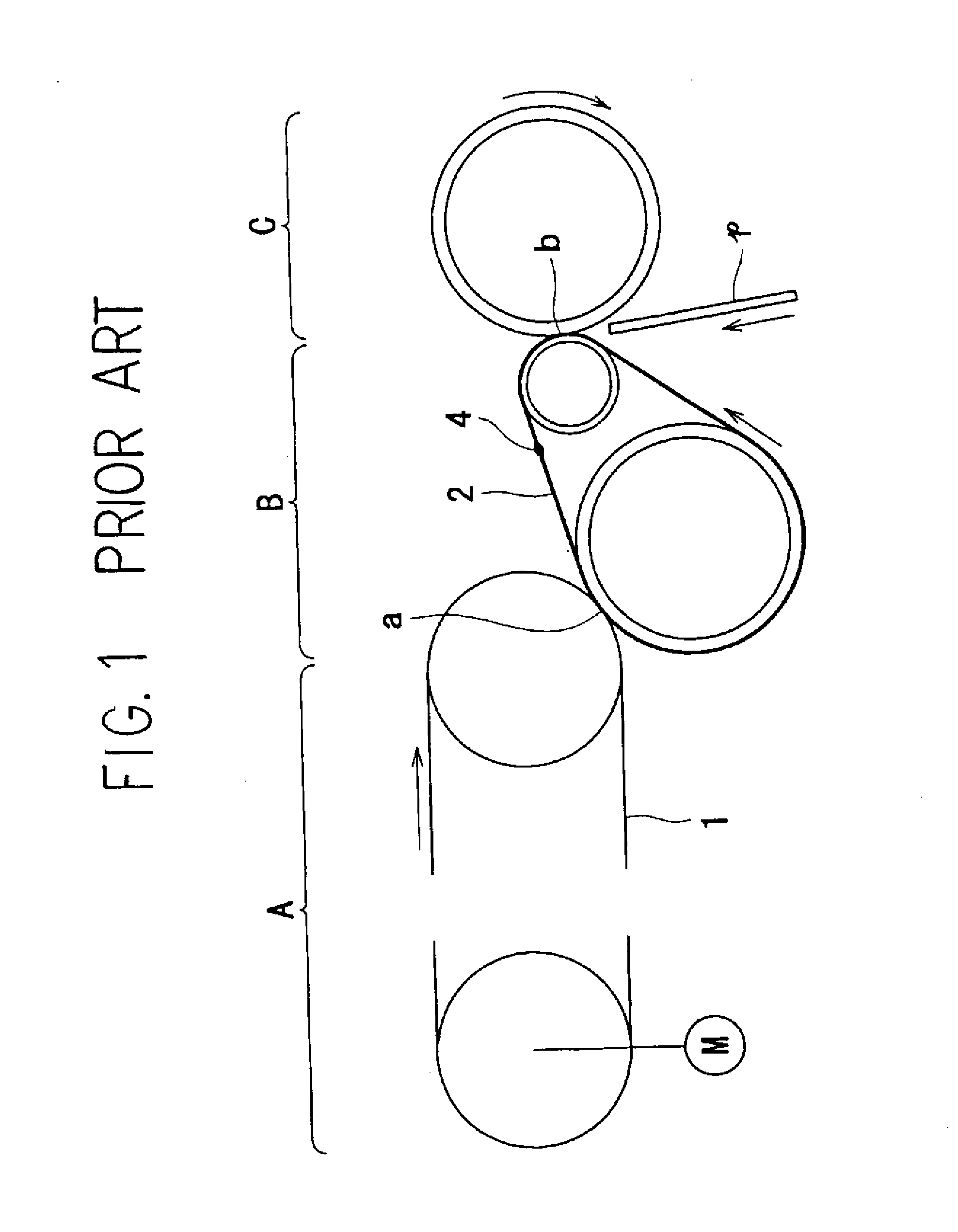 Image transfer device for image forming apparatus