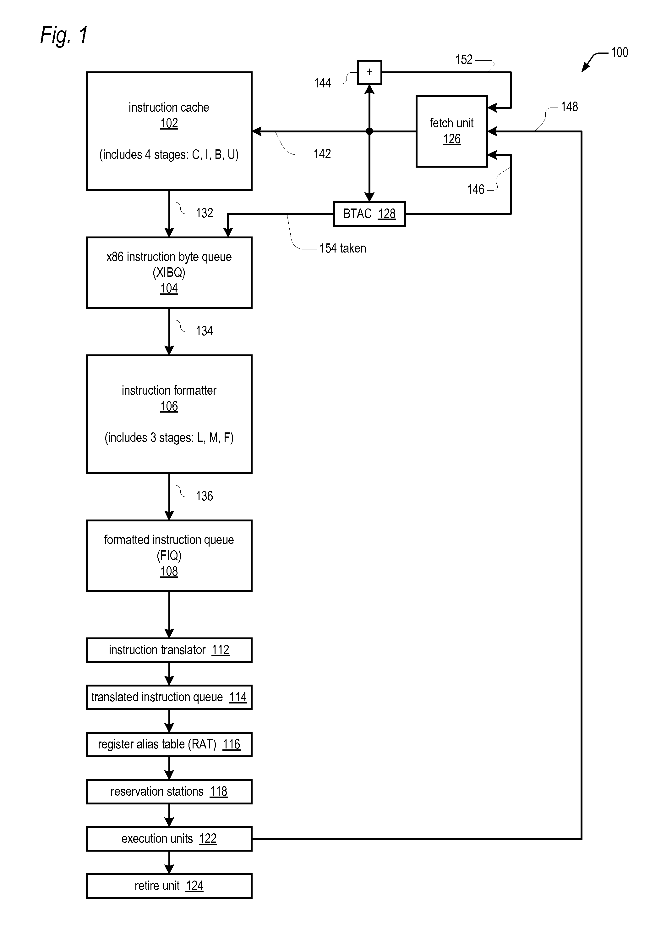 Prefix accumulation for efficient processing of instructions with multiple prefix bytes