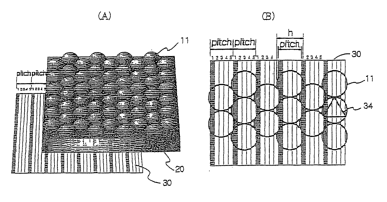 Three-dimensional image display panel structure