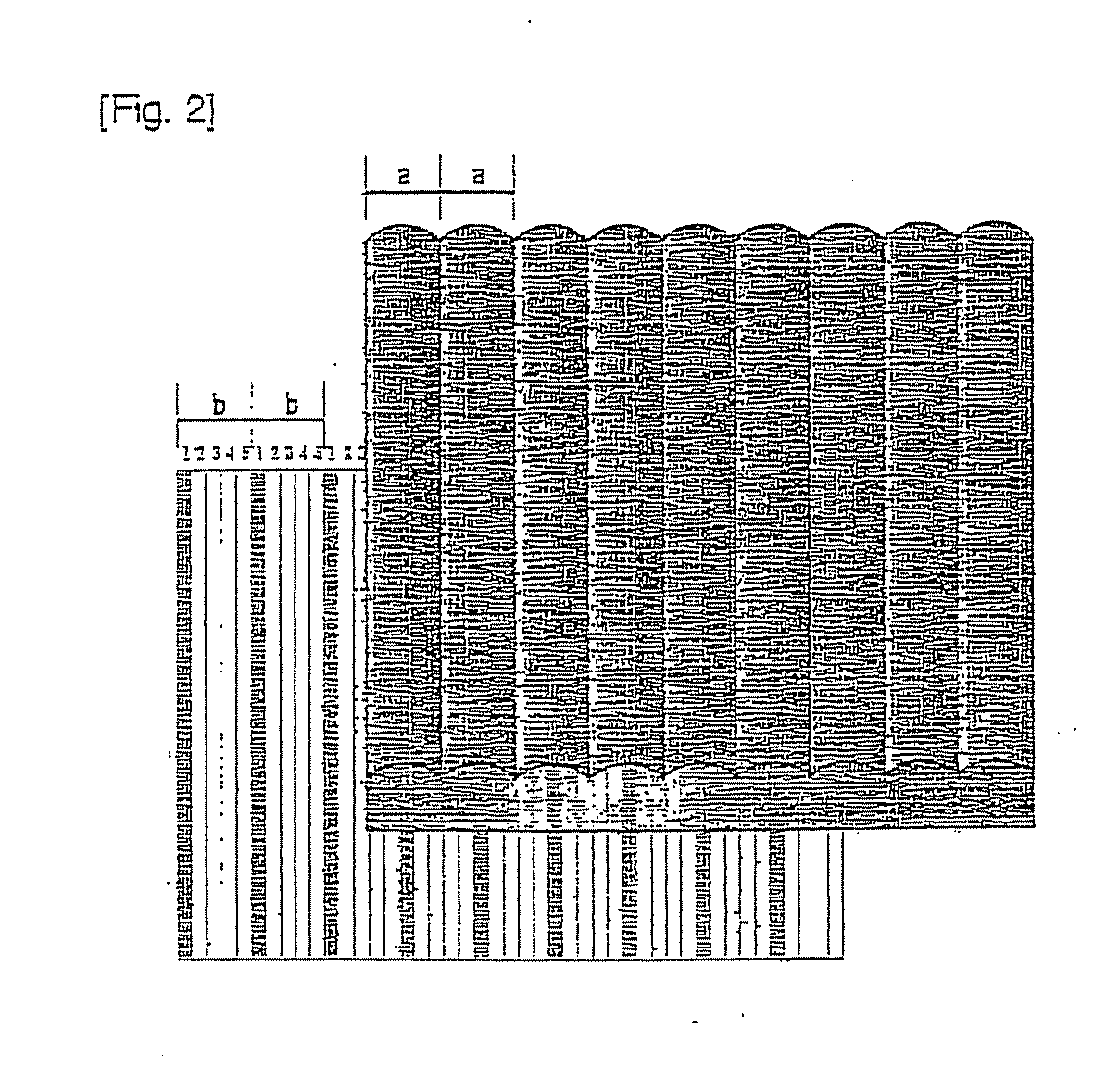 Three-dimensional image display panel structure