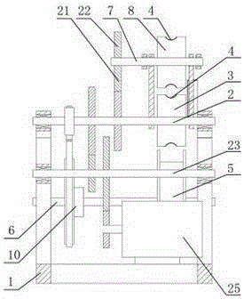 Power cable wire passing device