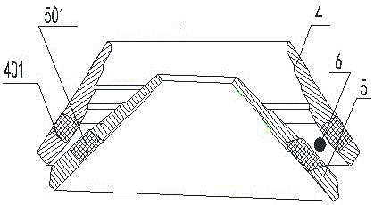 Super wear-resistant cone sand making mechanism sand rolling port