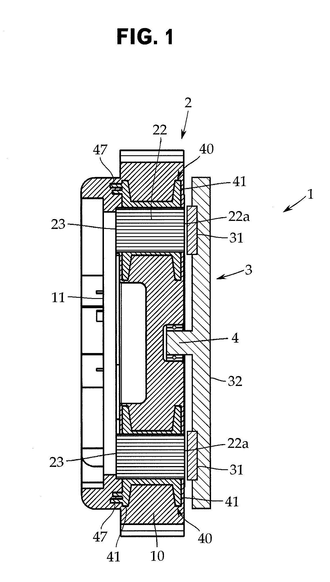 Axial gap motor and pump device