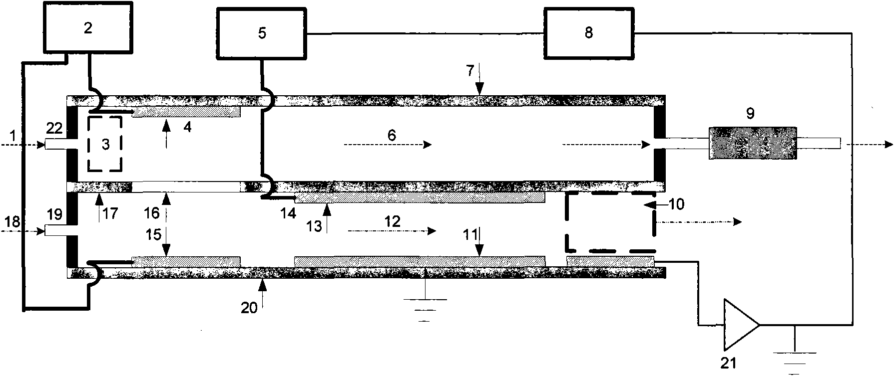 High-field asymmetric waveform ion mobility spectrometer with multi-layer plate structure