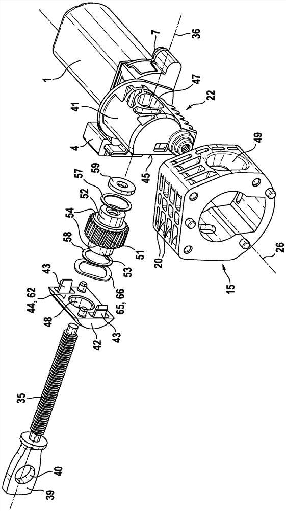 Drive mechanism for a comfort drive of a motor vehicle and a comfort drive