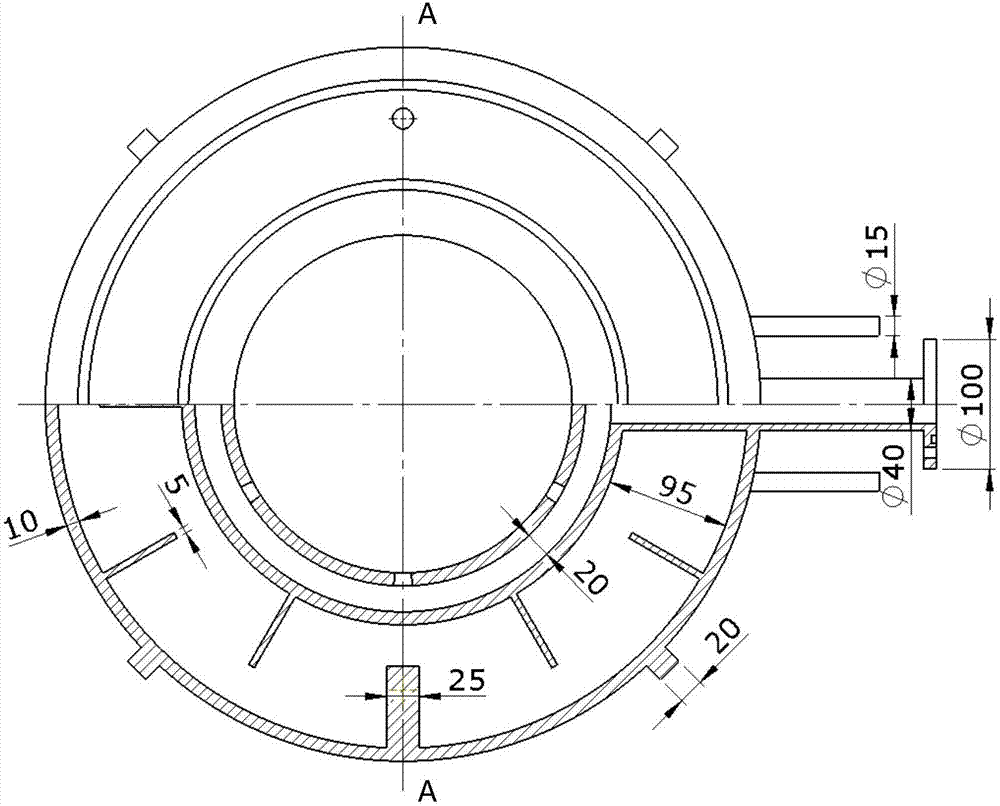 A stirring method for preparing a crucible for particle reinforced metal matrix composites