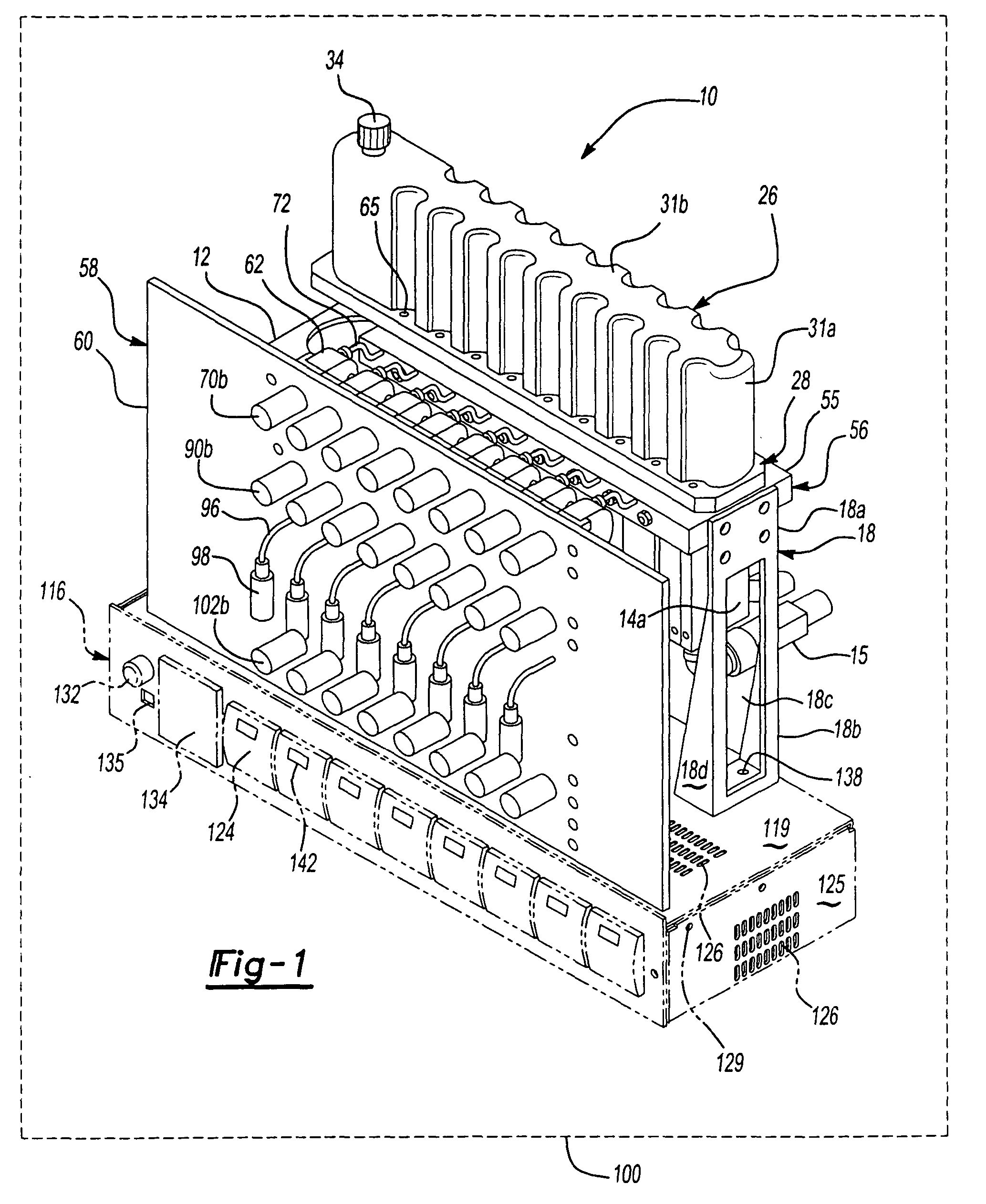 Parallel reactor for sampling and conducting in situ flow-through reactions and a method of using same
