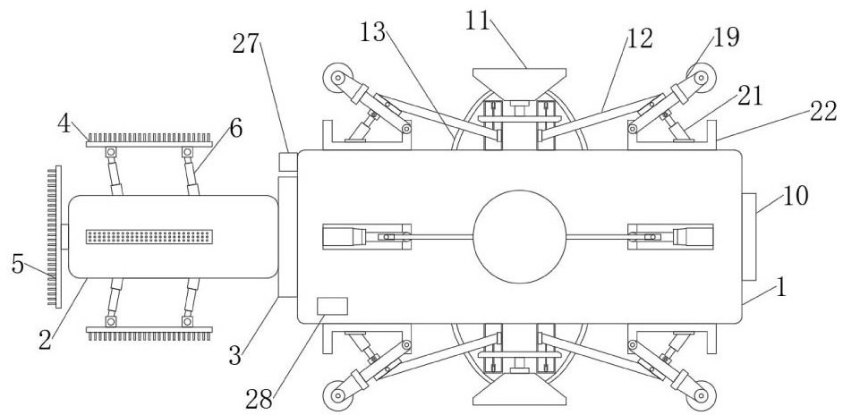 Dust removal device for ventilation system of coal mine well