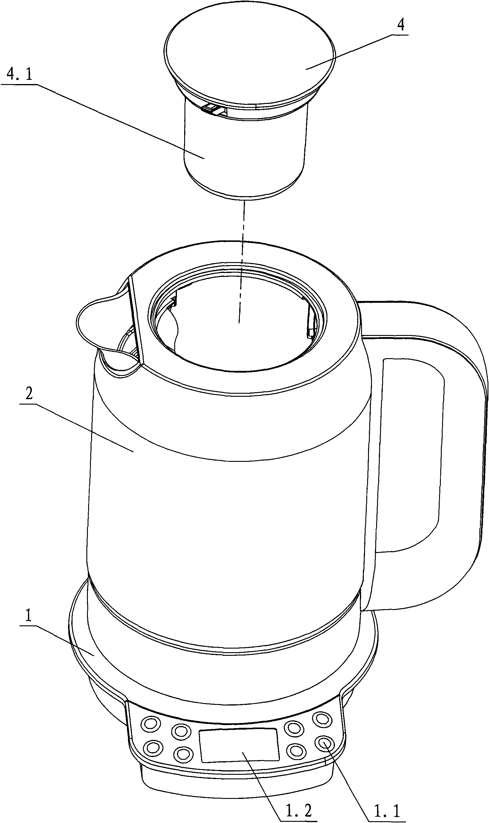 Multifunctional container and brewing control method thereof