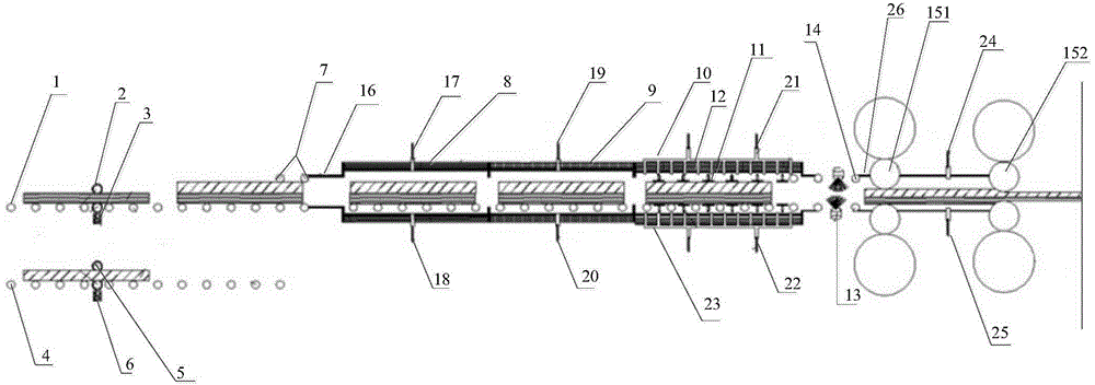 Method and device for preparing metal composite board