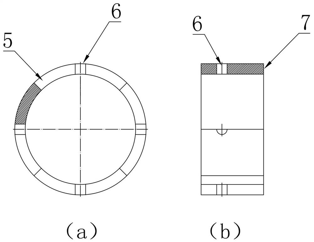 Shearing forming method for annular outer rib cylindrical part