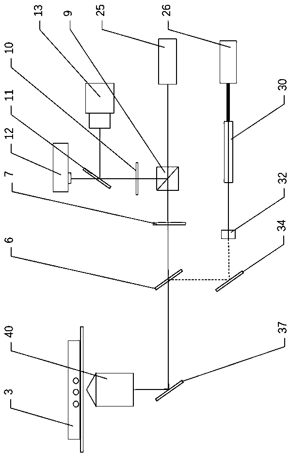 Photo-thermal heterodyning microimaging detection system and method