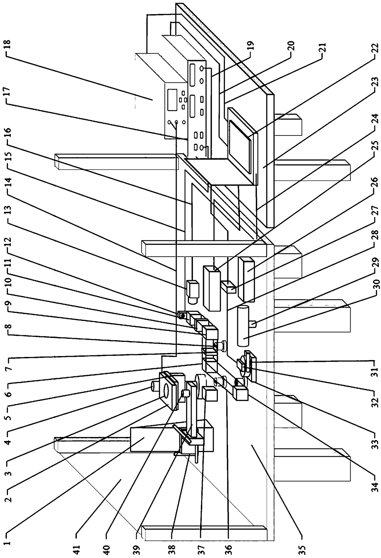 Photo-thermal heterodyning microimaging detection system and method