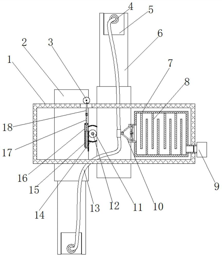 Dehumidification device for granary security and protection