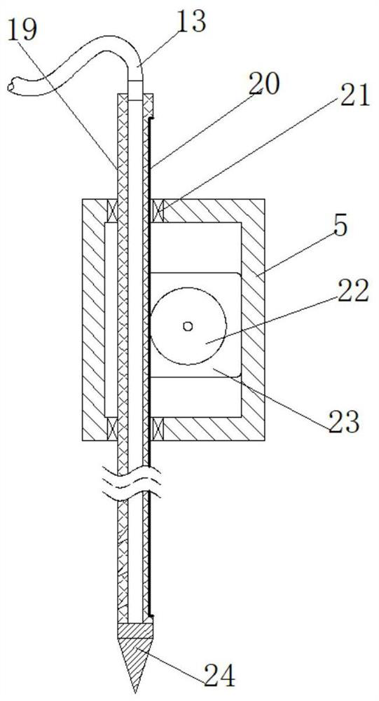 Dehumidification device for granary security and protection