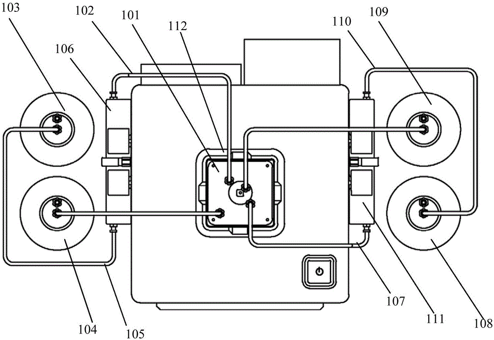 Constant flow injection pump system and cell magnetic sorting device