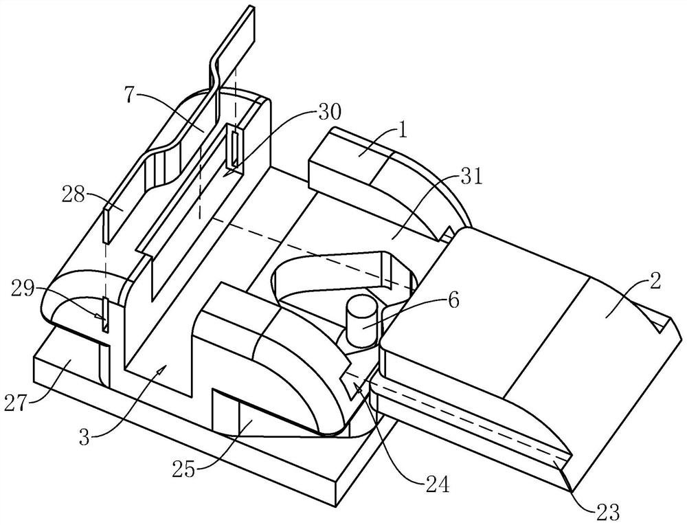 Press type self-ligating bracket