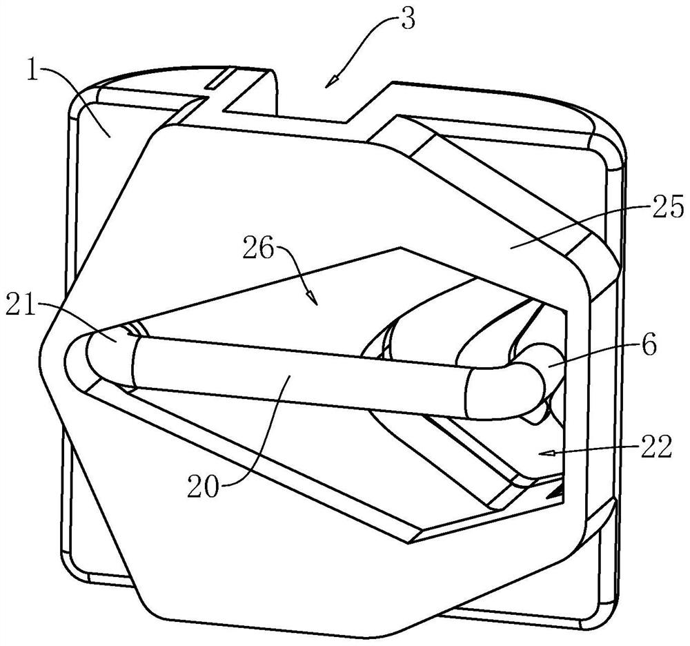 Press type self-ligating bracket