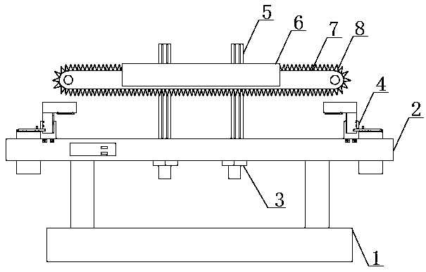 A cutting mechanism for a steel cutting device that is easy to disassemble and maintain