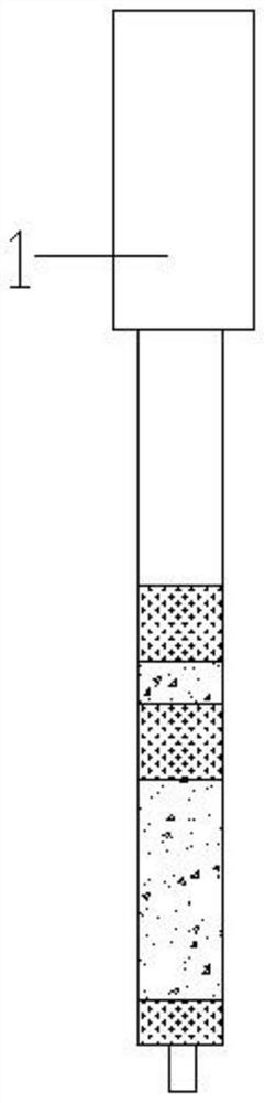 Efficient dioxin sample purification and separation column suitable for mass spectrometry