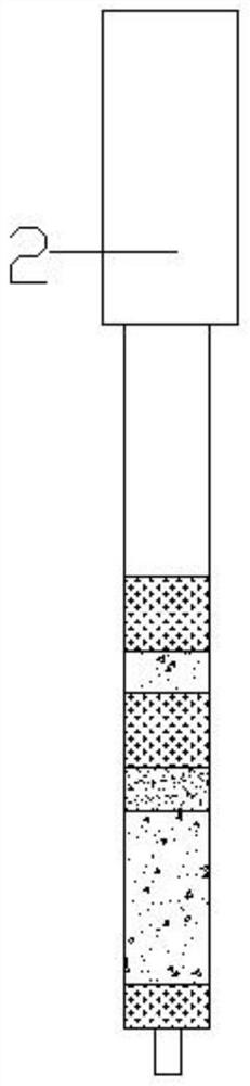 Efficient dioxin sample purification and separation column suitable for mass spectrometry