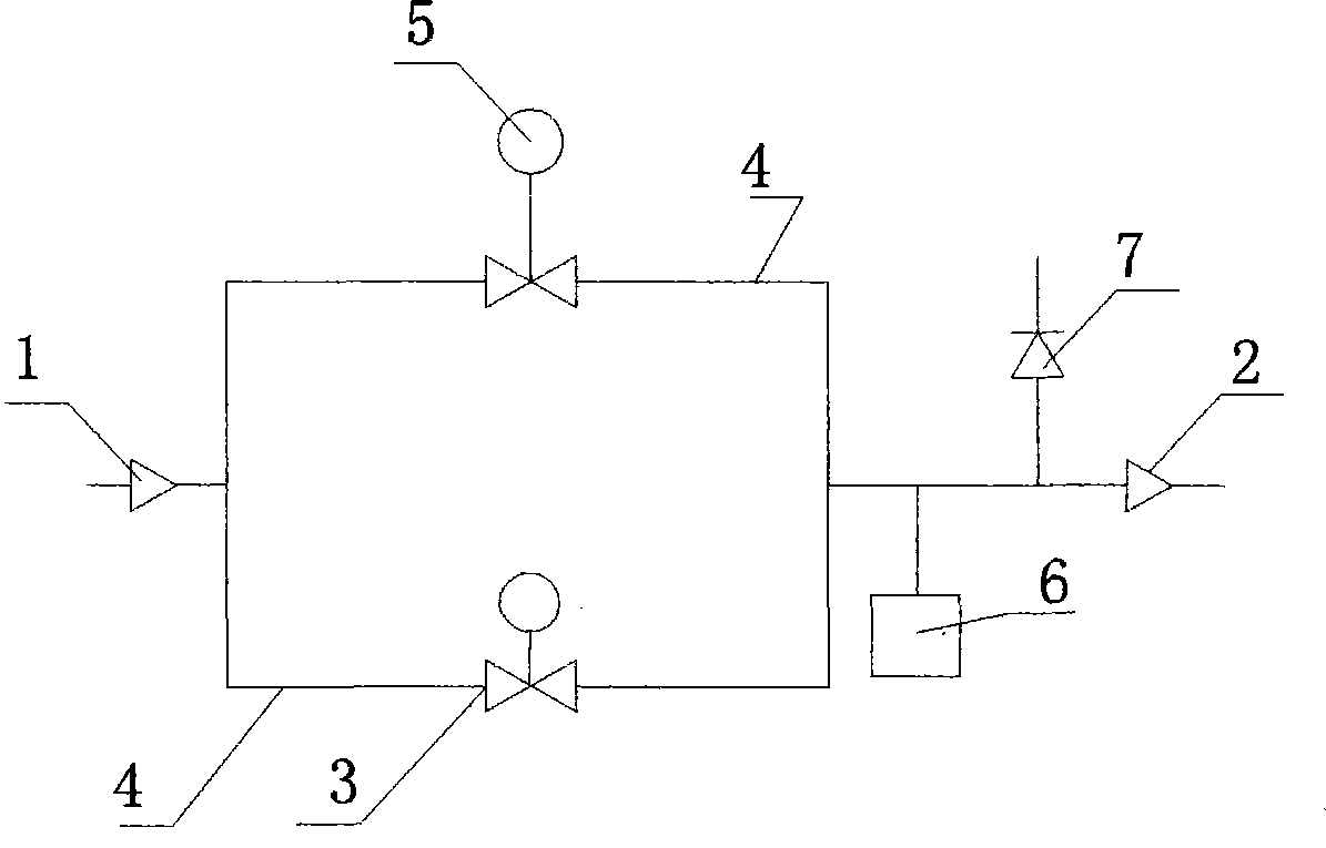 Tire automatic inflation control device