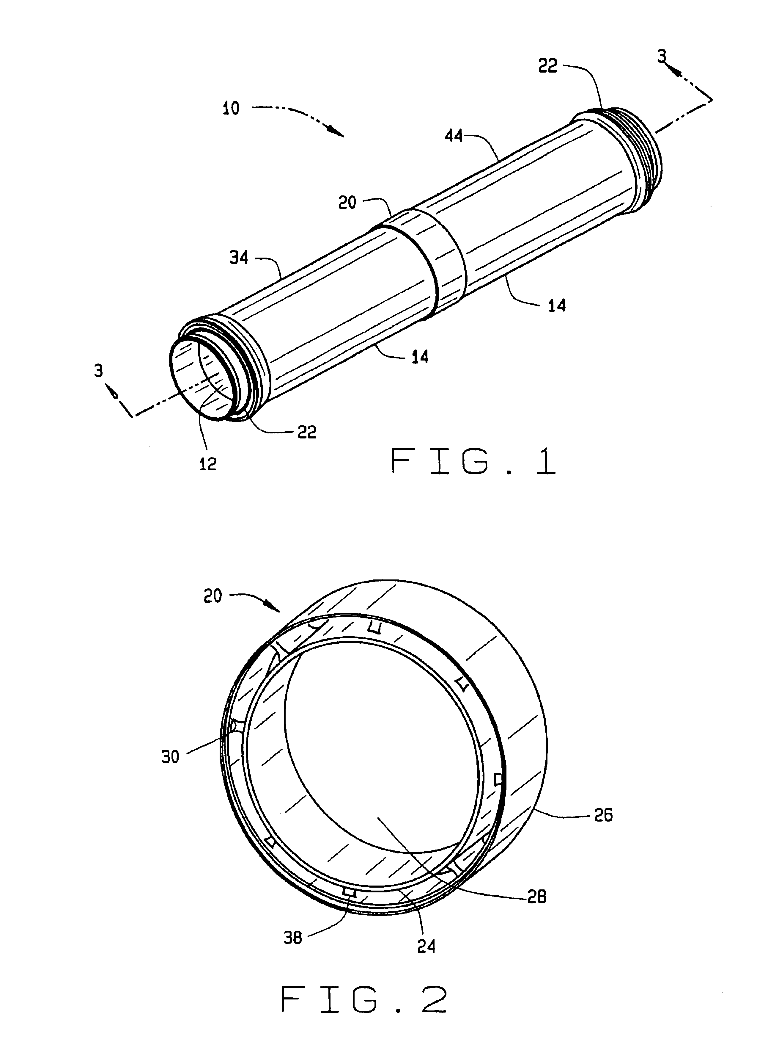 Shrouded fluid-conducting apparatus