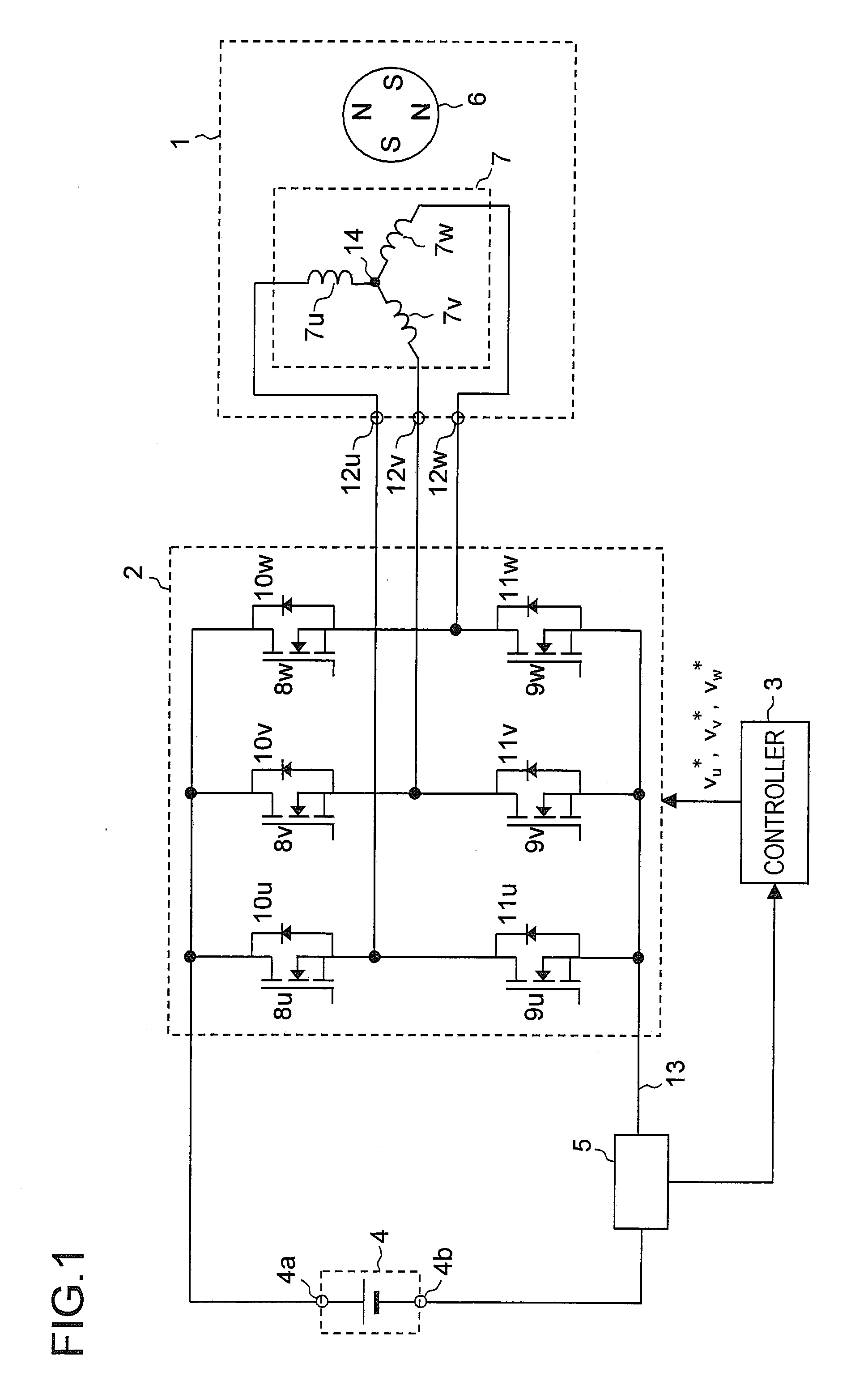 Current Detector Unit And Motor Control Device