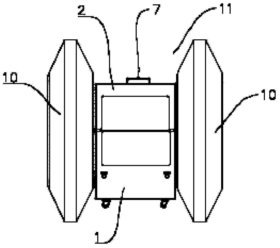 Inflatable double-wheel self-balancing vehicle