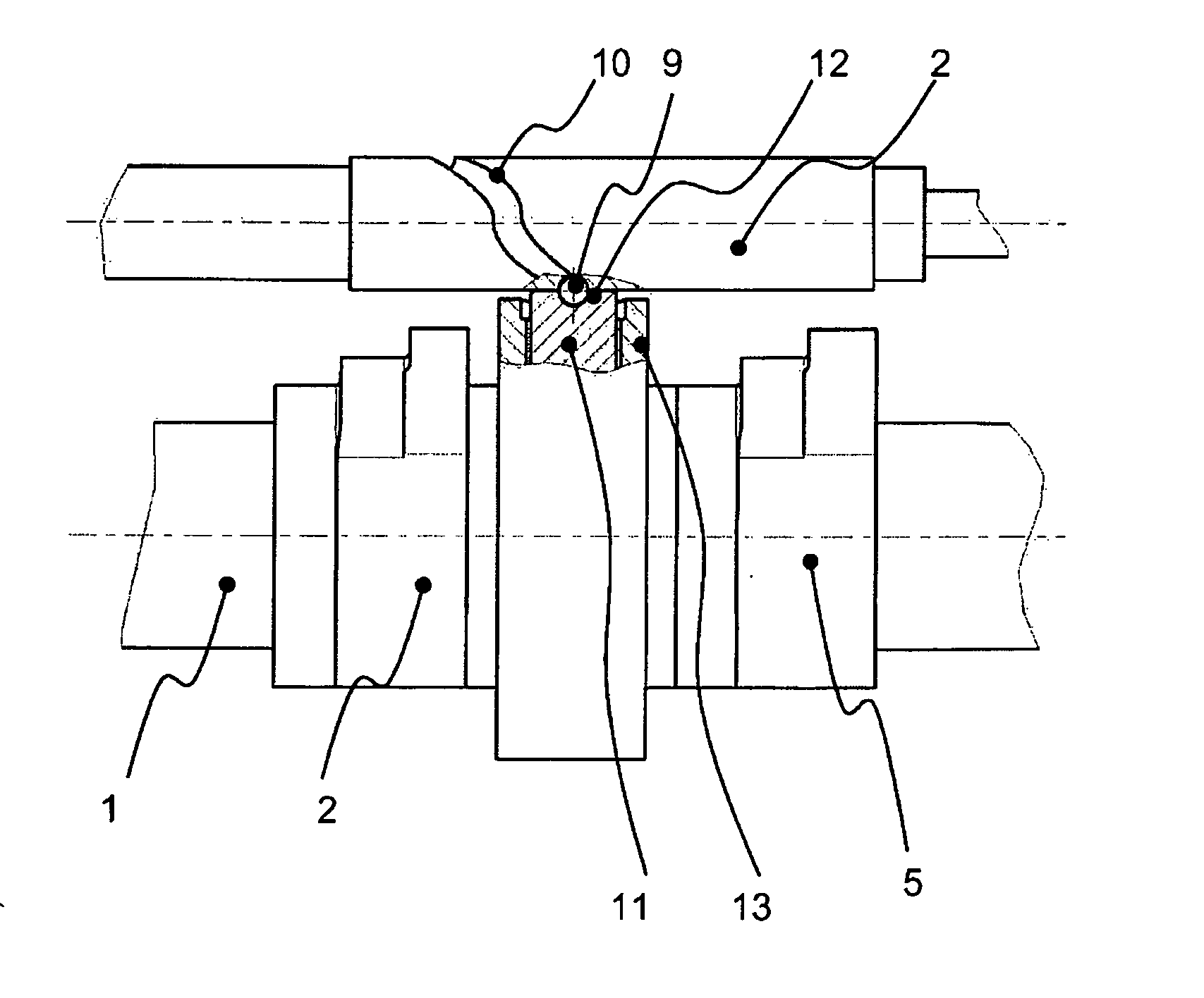 Valve drive for activation of gas exchange valves of internal combustion engines