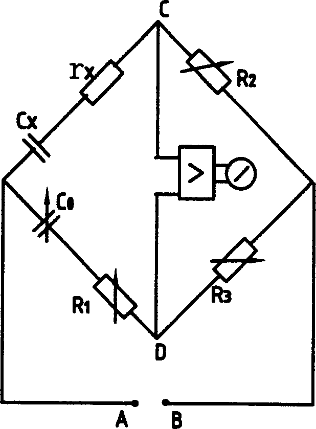 AC electric bridge demonstration instrument