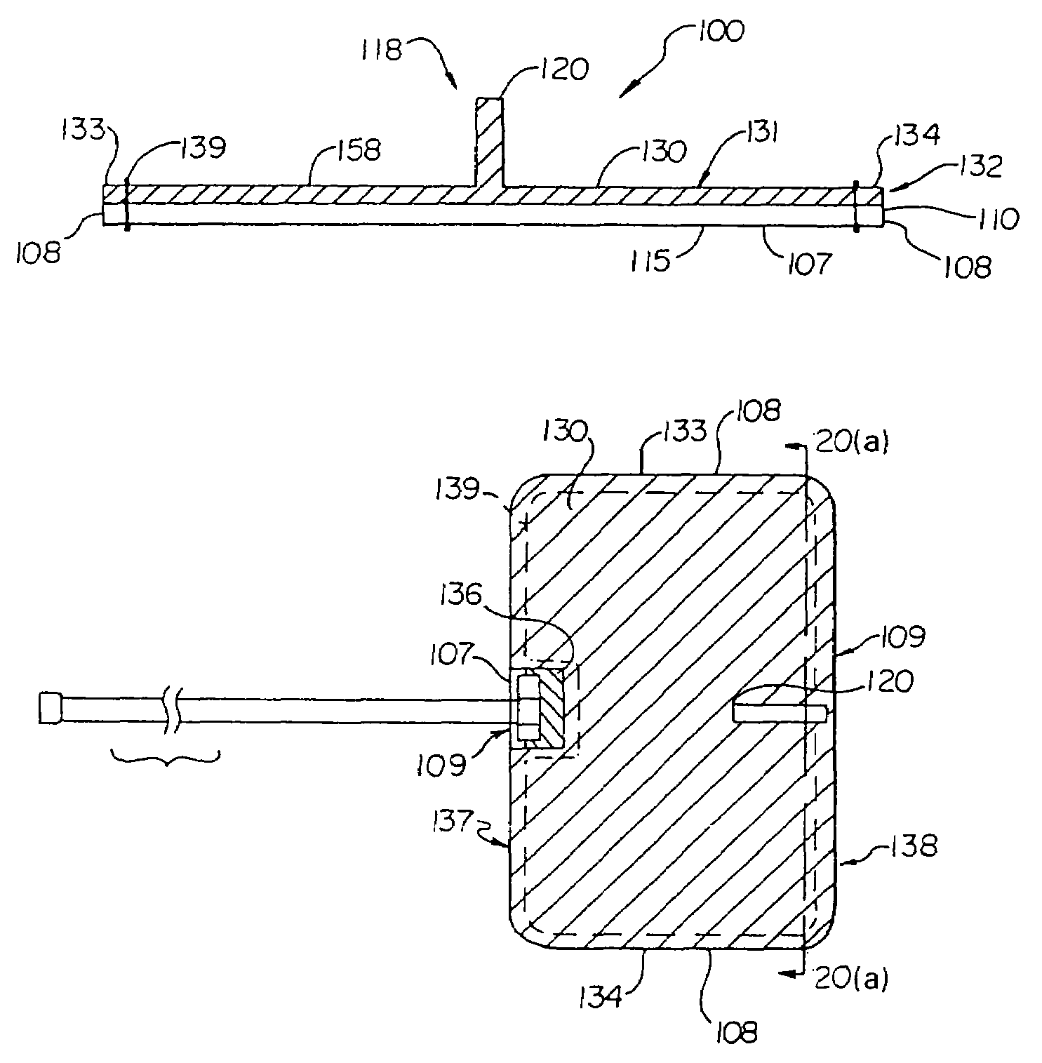 Subcutaneous electrode with improved contact shape for transthorasic conduction
