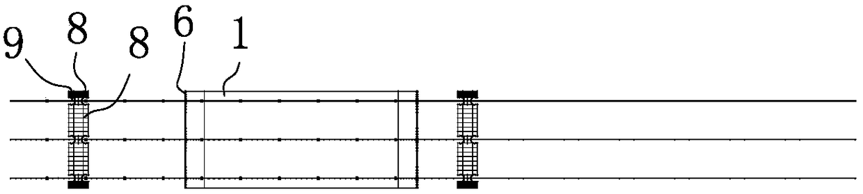 Positioning device and positioning method for producing basalt fiber particle rope