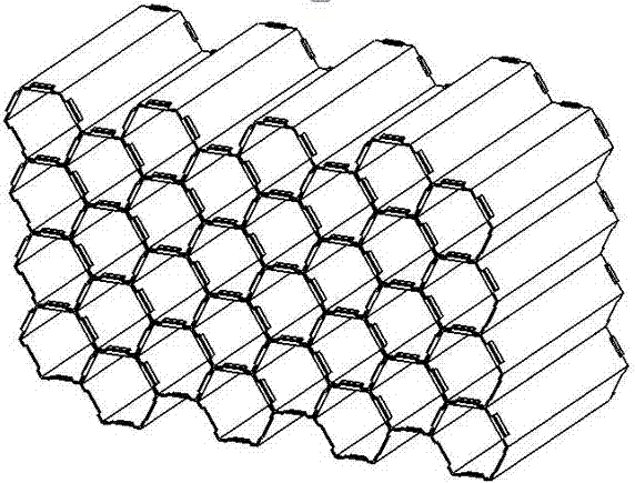 Honeycomb-type water bottom shelter for aquatic animals and application method