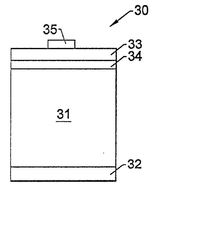 Group III nitride photonic devices on silicon carbide substrates with conductive buffer interlayer structure