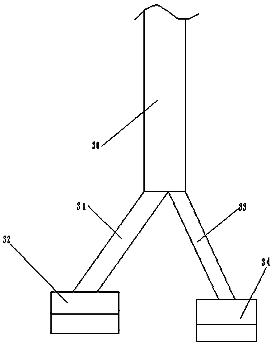 Underwater electromagnetic separation component and underwater electromagnetic separation device